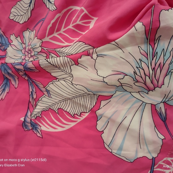 Pink 3/4 sleeves romper - Picture 8 of 9